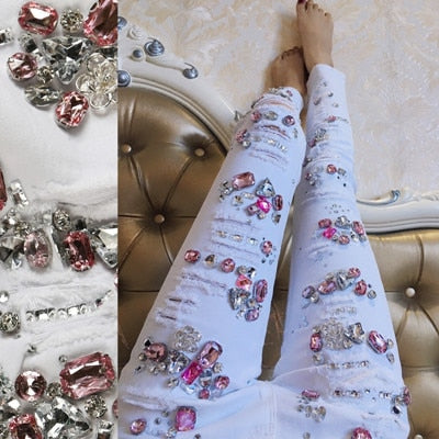 Luxury Diamond Jeans - Sabreeonline