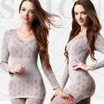Thermal Elastic Pajama Set - Sabreeonline