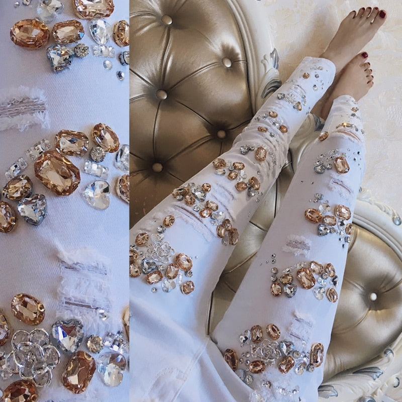 Luxury Diamond Jeans - Sabreeonline