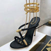 Sexy Gold Snake Ankle Wrap High Heel Gladiator Sandals Woman Summer Open Toe Party Dress Shoes - Sabreeonline