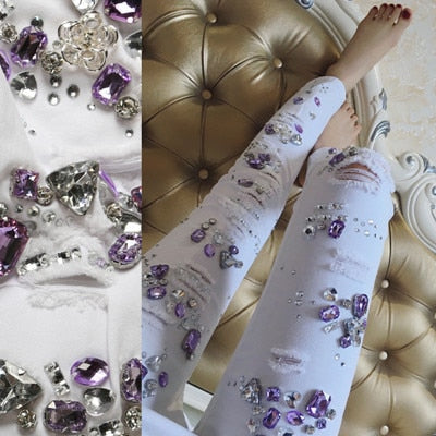 Luxury Diamond Jeans - Sabreeonline