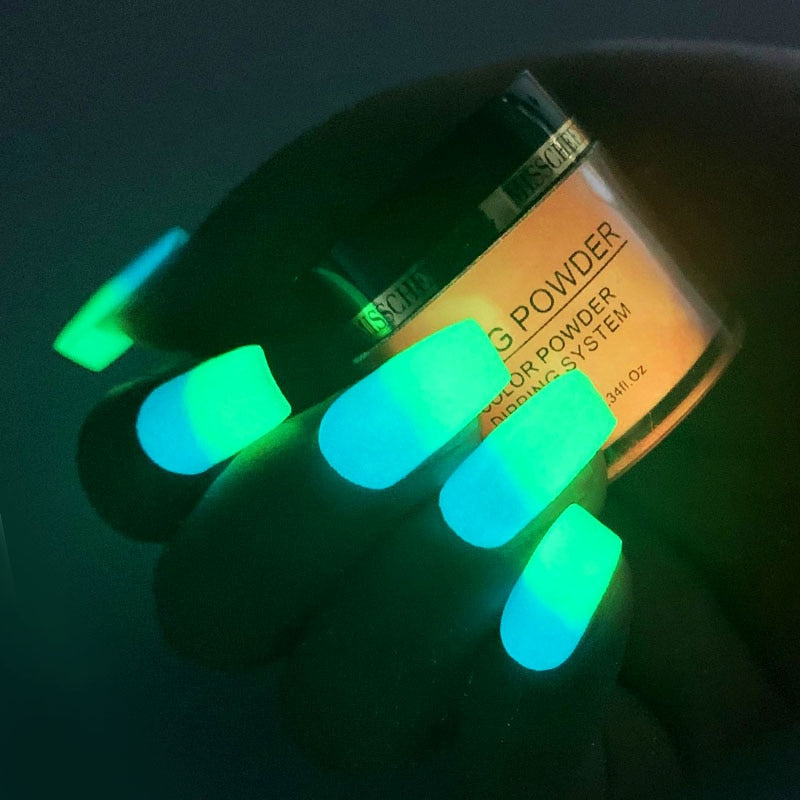 Dipping Powder Luminous Nail Art Decorations - Sabreeonline