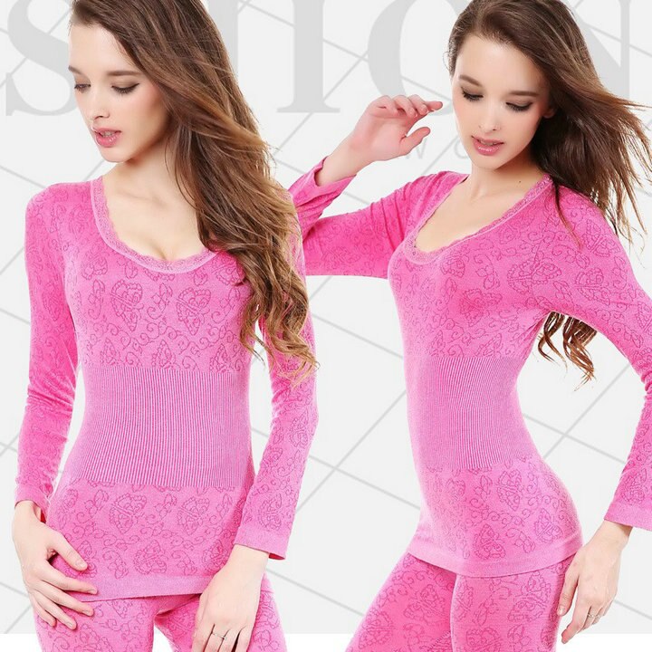 Thermal Elastic Pajama Set - Sabreeonline