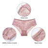 Sexy Panties For Woman Mid Waist Breathable Female Panty Lace Hollow Transparent Briefs Hot Sale Underwear Women BANNIROU - Sabreeonline