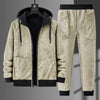Thick Warm Fleece Tracksuit - Sabreeonline
