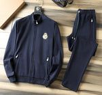 Sportswear Set Fashion Cotton Zipper Outdoor Embroidery - Sabreeonline