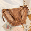 Women&#39;s Sexy Lace Underwear Panties Delicate Soft Comfortable Underpants Fashion Female Mesh Up Bow Low-Rise Briefs - Sabreeonline