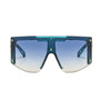 Men's Mask Sunglasses Fashion Square Oversized - Sabreeonline