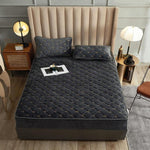 Luxury Mattress Cover Thicken Soft Velvet - Sabreeonline