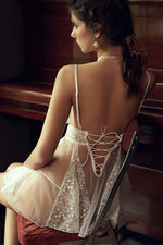 Tulle Suspender Dress with Panty - Sabreeonline