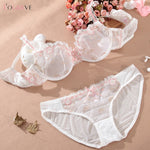 Exquisite Embroidery Transparent Lace Set - Sabreeonline