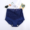 V-neck High Waist Underwear Women Cotton Lace Panties Hot Temptation Girls Belly Briefs - Sabreeonline