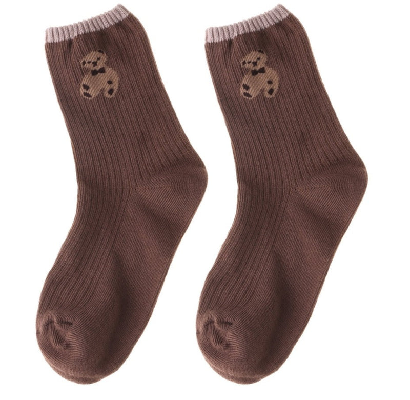 Cotton Breathable Bear Cute Socks - Sabreeonline