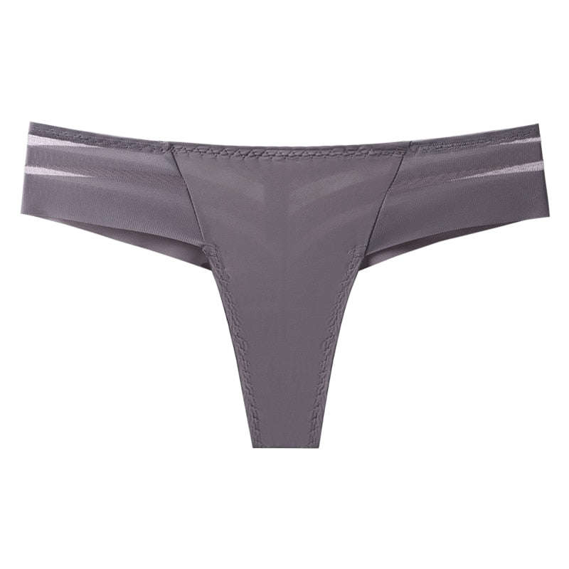 G-String Women&#39;s Panties Seamless Perspective Transparent Underwear Sexy Women Underpants Female Thong Brazilian Lingerie - Sabreeonline