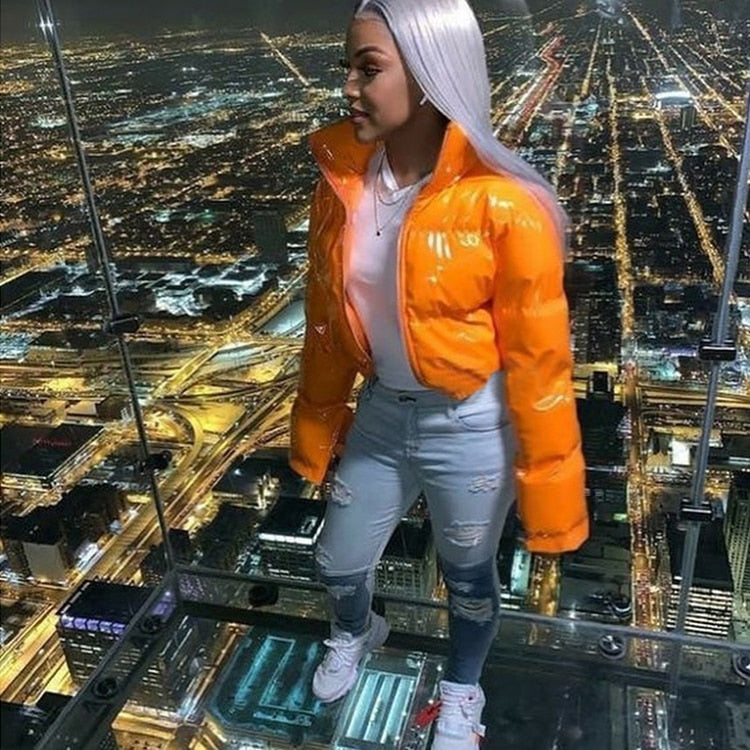 Padded Short Coat Candy Colors - Sabreeonline