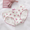 New Women's Underwear Lovely Girl Cartoon Panties Fashion Bow Comfort Briefs Mid Waist Seamless Underpants Female Lingerie - Sabreeonline