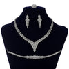 Bridal Necklace Earrings Ring and Bracelet Jewelry - Sabreeonline