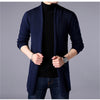 Casual Cardigan Long Solid Style - Sabreeonline