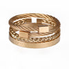 Luxury Roman Number Charm Woven Stainless Steel Bracelet for Men Jewelry - Sabreeonline