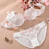 Exquisite Embroidery Transparent Lace Set - Sabreeonline