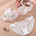 Exquisite Embroidery Transparent Lace Set - Sabreeonline