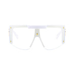 Men's Mask Sunglasses Fashion Square Oversized - Sabreeonline