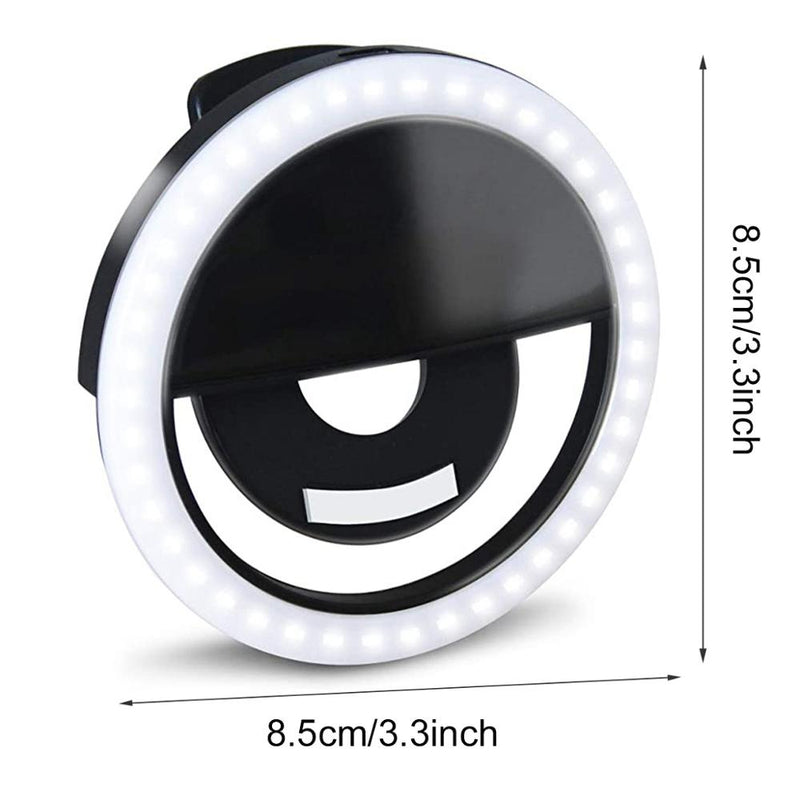 Led Selfie Ring Light Novelty Makeup Lightings Led Selfie Lamp Mobile Phones Photo Night Light Led Mirror Neon Sign Selfie Ring - Sabreeonline