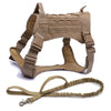 Tactical Dog Harnesses Pet Training Vest Dog Harness And Leash Set For Small Medium Big Dogs Walking Hunting Free Shipping Items - Sabreeonline