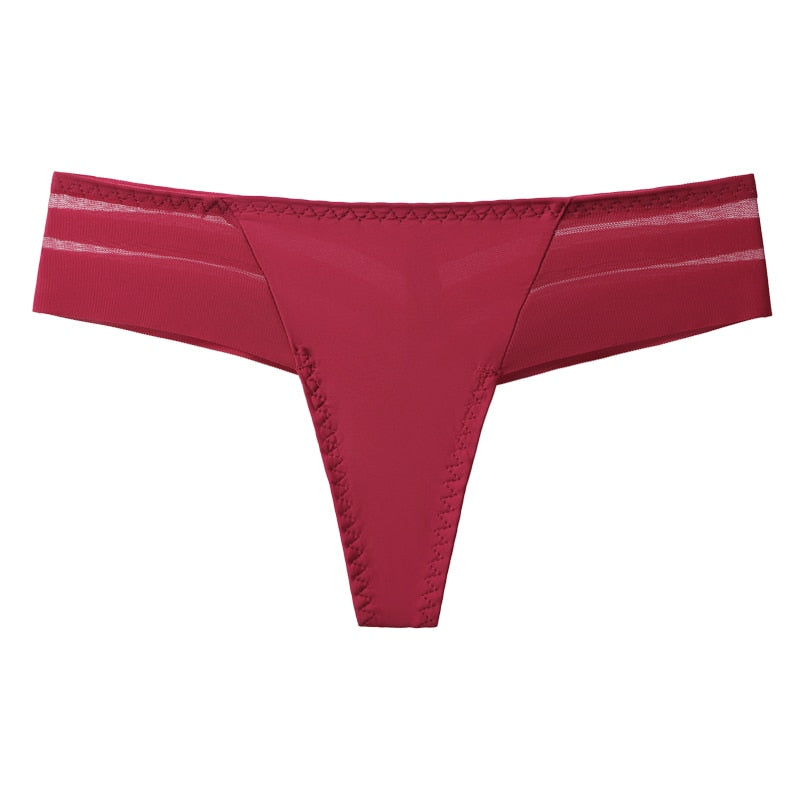 G-String Women&#39;s Panties Seamless Perspective Transparent Underwear Sexy Women Underpants Female Thong Brazilian Lingerie - Sabreeonline