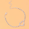 Fashion Heart Rhinestone Anklets - Sabreeonline