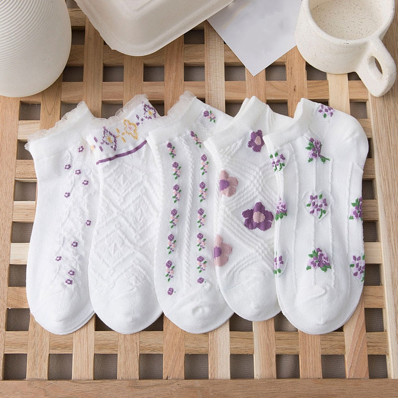 Short Cotton Socks - Sabreeonline