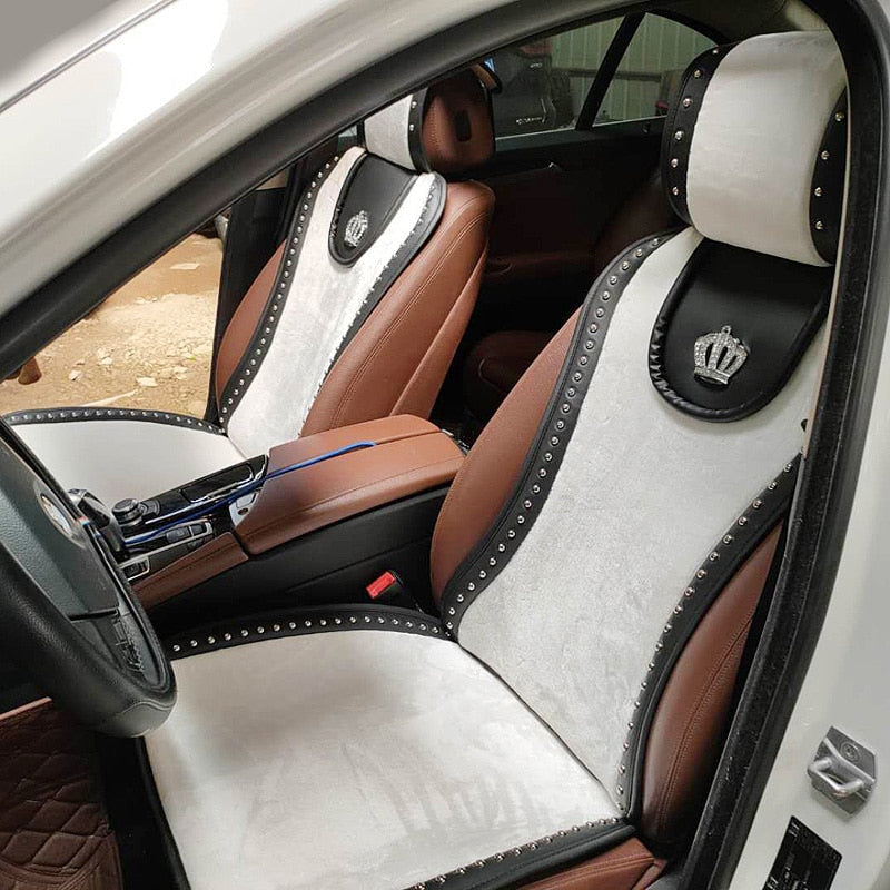 Universal Car Seat Covers Styling Crown Rivet - Sabreeonline
