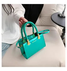 Hight Gloss Square Shape Bag