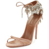Rhinestone Hollow High Heel - Sabreeonline