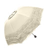Lace umbrella Christmas sun umbrella women&#39;s parasol ultra light folding uv con proteccion solar sombrillas - Sabreeonline