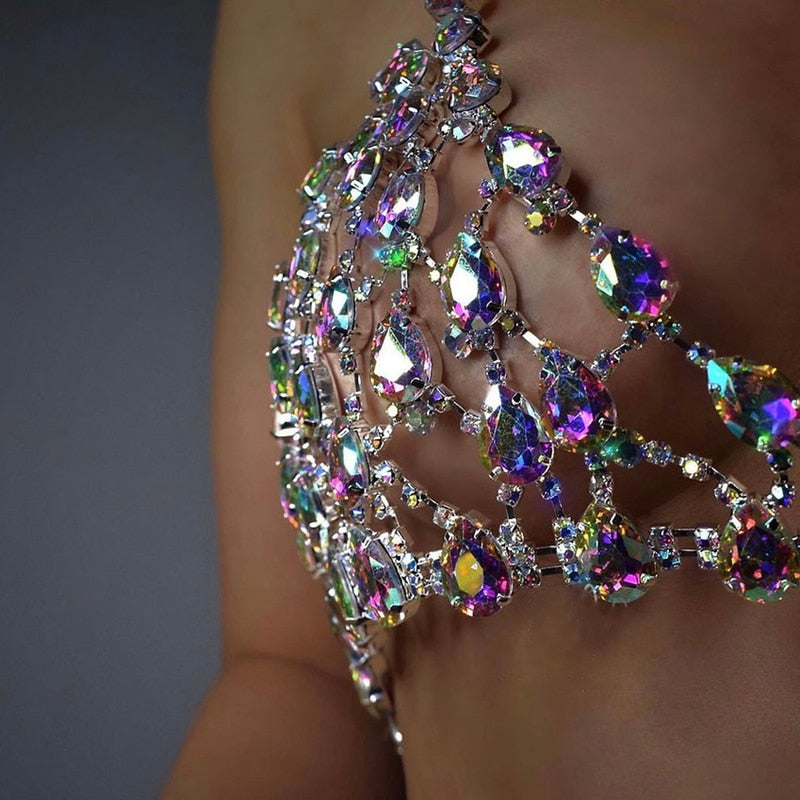 Crystal Sexy Bikini Body Chain Set Jewelry - Sabreeonline