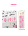 Set Shiny Matte Nail Tips with Designs Reusable Press - Sabreeonline