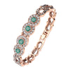 Flower Bracelet Antique Gold - Sabreeonline