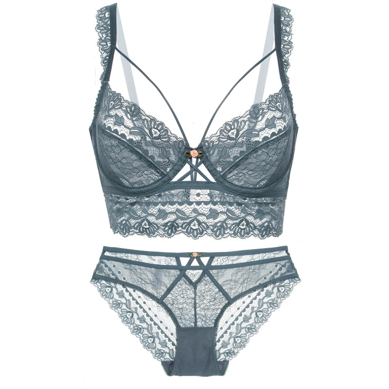 Classic Bandage Set Lace Underwear - Sabreeonline