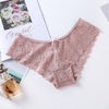 Sexy Panties For Woman Mid Waist Breathable Female Panty Lace Hollow Transparent Briefs Hot Sale Underwear Women BANNIROU - Sabreeonline