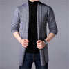 Casual Cardigan Long Solid Style - Sabreeonline