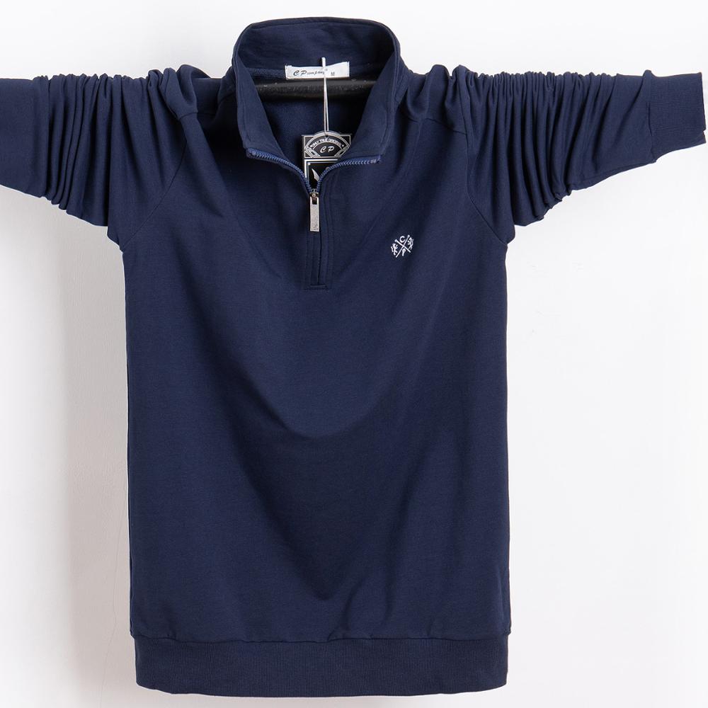 Cotton Long Sleeve Polo Shirt - Sabreeonline