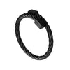 Luxury Roman Number Charm Woven Stainless Steel Bracelet for Men Jewelry - Sabreeonline