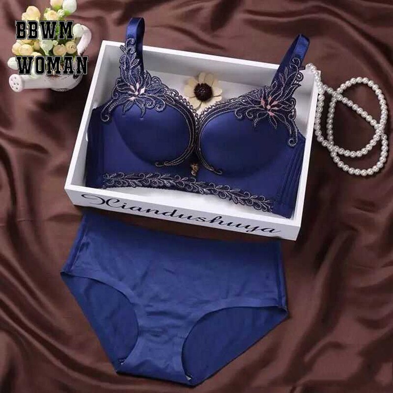 Sexy Lingerie Brassiere Seamless and Rimless Underwear Beautiful Flower Sexy Lace Floral Bra ZO877 - Sabreeonline