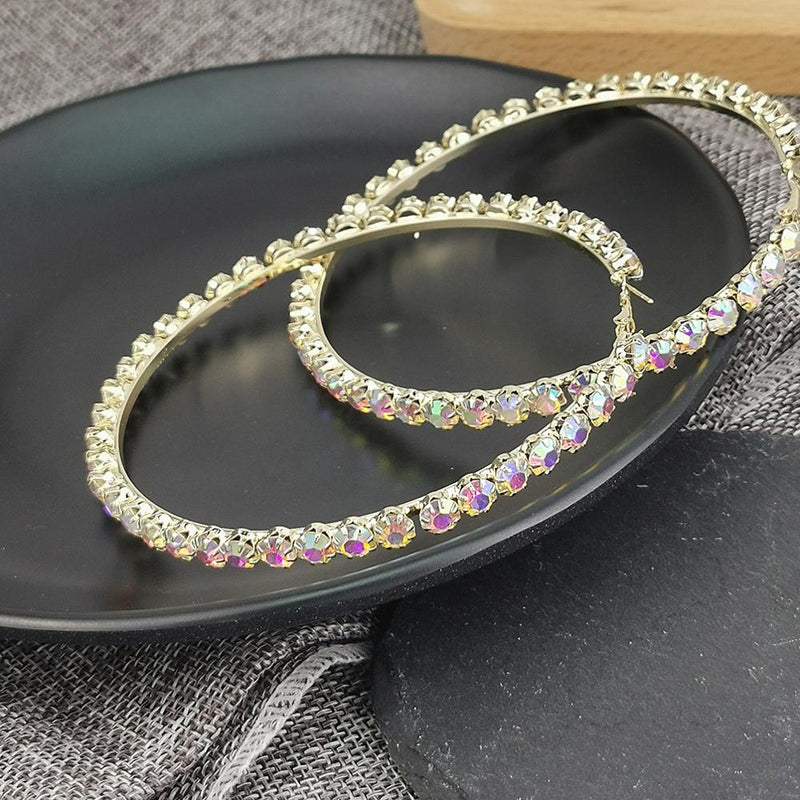 Big Circle Hoop Earrings - Sabreeonline