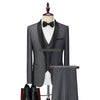 Tuxedos Formal Groom Jacket Pants Vest Suit - Sabreeonline