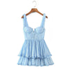 White Summer Strapless Casual Dress