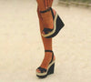 Summer Peep Toe Sandals Ankle Strap