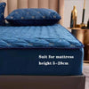 Luxury Mattress Cover Thicken Soft Velvet - Sabreeonline