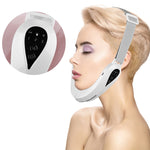 Facial Massager V-Line Chin Lift Belt Machine Face Slimming Vibration Red Light Blue Light LED Face Care Lifting Device - Sabreeonline